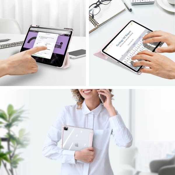 Dux Ducis iPad Pro 13 (M4/M5) Fodral TOBY Series Rosa