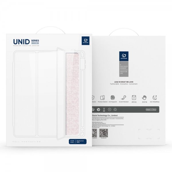 Dux Ducis iPad Pro 13 (M4/M5) Fodral UNID Series Rosa
