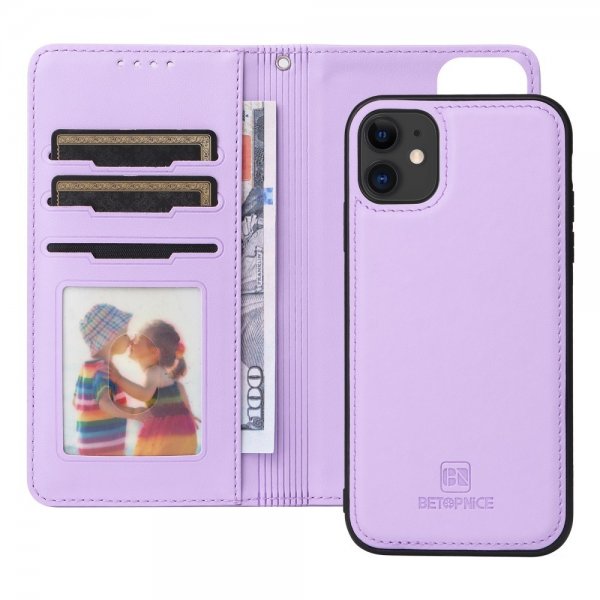Betopnice iPhone 11 Fodral med Löstagbart Skal 005 Lila