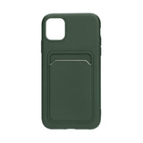 iPhone 11 Skal Korthållare Grön