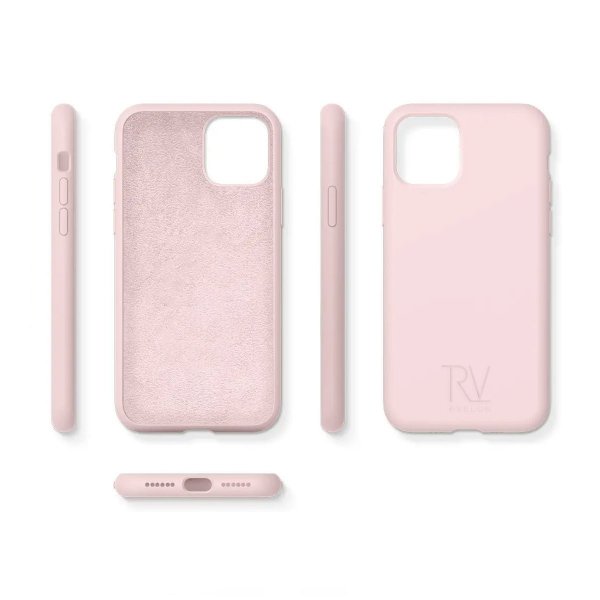 Rvelon iPhone 11 Skal Silikon Sandrosa