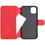 Rvelon iPhone 11 Fodral Utfällbart Kortfack Röd