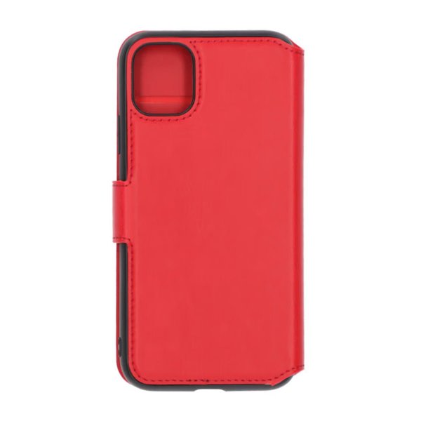 Rvelon iPhone 11 Fodral Utfällbart Kortfack Röd