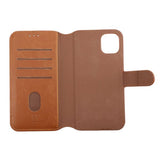 Rvelon iPhone 11 Fodral Magnetiskt Avtagbart Skal Brun