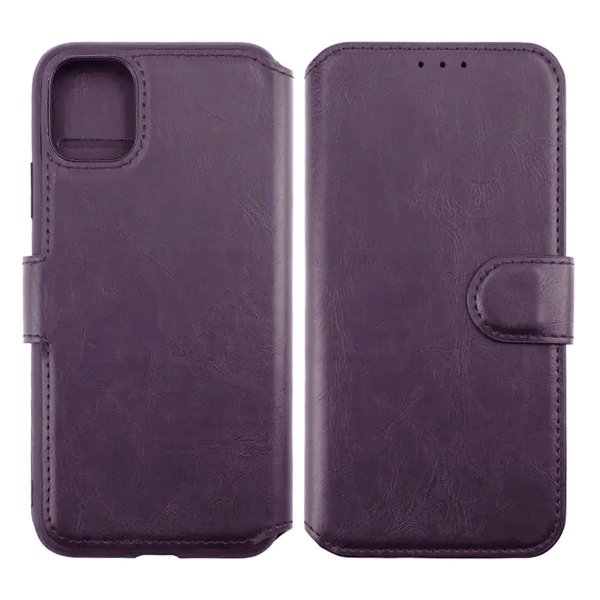 Rvelon iPhone 11 Fodral 4 Kortfack Lila
