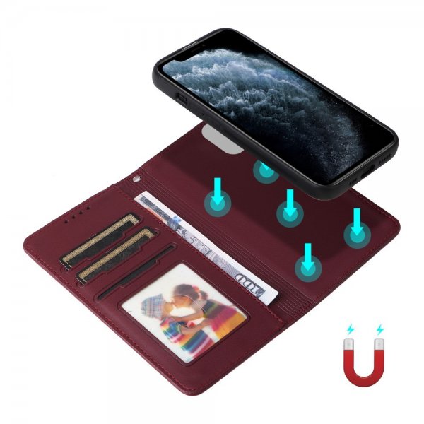 Betopnice iPhone 11 Pro Fodral med Löstagbart Skal 005 Röd