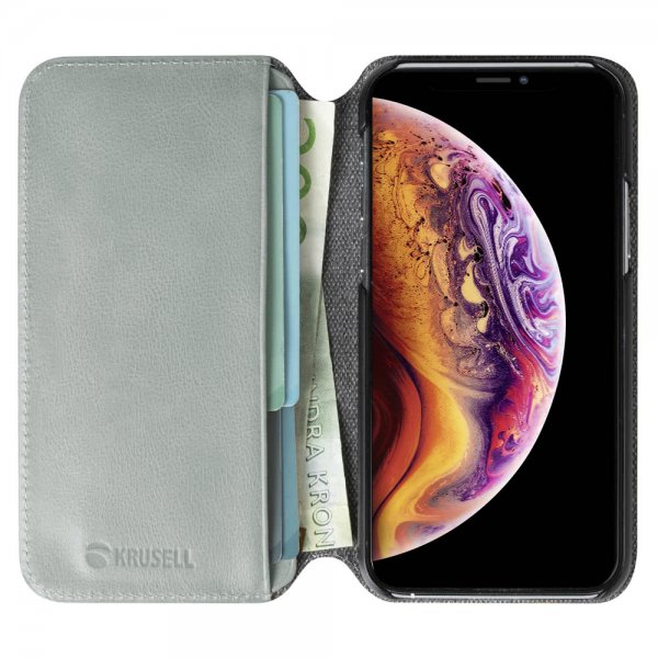 Krusell iPhone 11 Pro Fodral Sunne PhoneWallet Vintage Grey