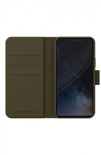 Richmond & Finch iPhone 11 Pro Fodral Wallet Löstagbart skal Emerald Green