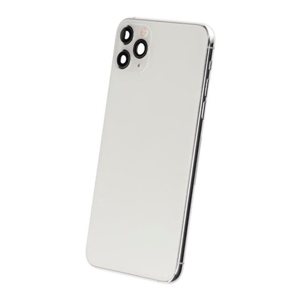 iPhone 11 Pro Max Baksida med Komplett Ram - Vit
