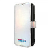 Guess iPhone 11 Pro Max Fodral Iridescent Cover Silver