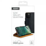 Xqisit iPhone 11 Pro Max Fodral Slim Wallet Selection Svart
