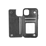 iPhone 11 Pro Max Skal Kortfack Utsida Svart