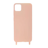 iPhone 11 Pro Max Skal Silikon med Halsband Rosa