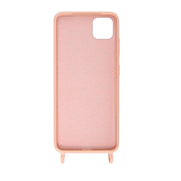 iPhone 11 Pro Max Skal Silikon med Halsband Rosa