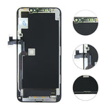 iPhone 11 Pro Max OLED Skärm - Svart (tagen från ny iPhone)