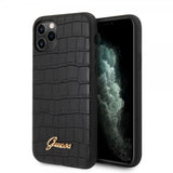 Guess iPhone 11 Pro Max Skal Croco Svart