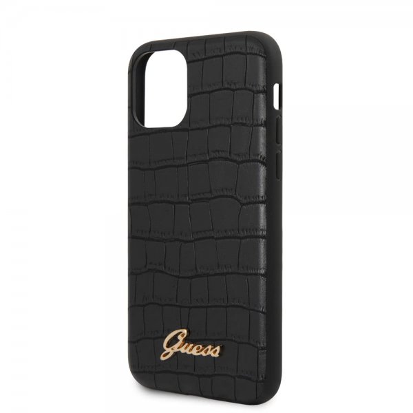 Guess iPhone 11 Pro Max Skal Croco Svart