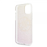 Guess iPhone 11 Pro Max Skal Glitter Circle Roseguld