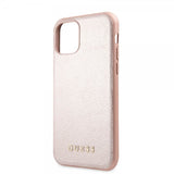 Guess iPhone 11 Pro Max Skal Lädertextur Roseguld