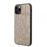 Guess iPhone 11 Pro Max Skal Lizard Guld