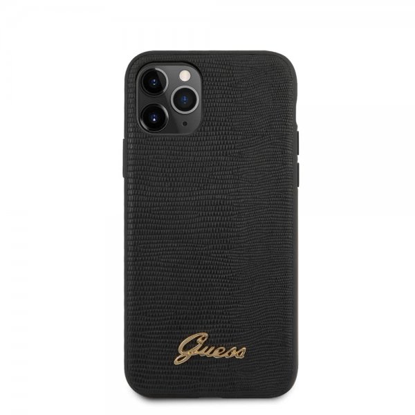 Guess iPhone 11 Pro Max Skal Lizard Svart