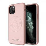 Guess iPhone 11 Pro Max Skal Saffiano Cover Roseguld