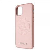 Guess iPhone 11 Pro Max Skal Saffiano Cover Roseguld