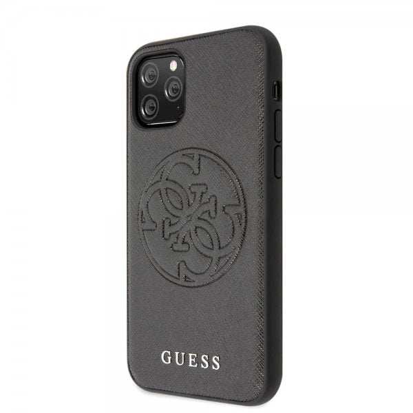 Guess iPhone 11 Pro Max Skal Saffiano Cover Svart