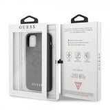 Guess iPhone 11 Pro Max Skal Saffiano Cover Svart