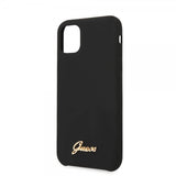 Guess iPhone 11 Pro Max Skal Silicone Cover Vintage Svart