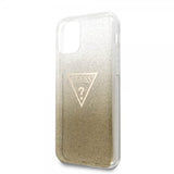 Guess iPhone 11 Pro Max Skal Solid Glitter Cover Guld