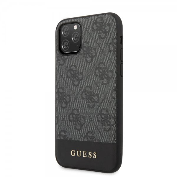 Guess iPhone 11 Pro Max Skal Stripe Cover Grå