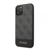 Guess iPhone 11 Pro Max Skal Stripe Cover Grå