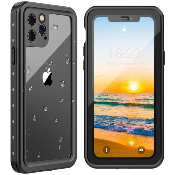 Redpepper iPhone 11 Pro Max Skal Vattentåligt IP68 Svart