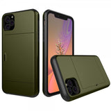 iPhone 11 Pro Skal Card Slide Grön