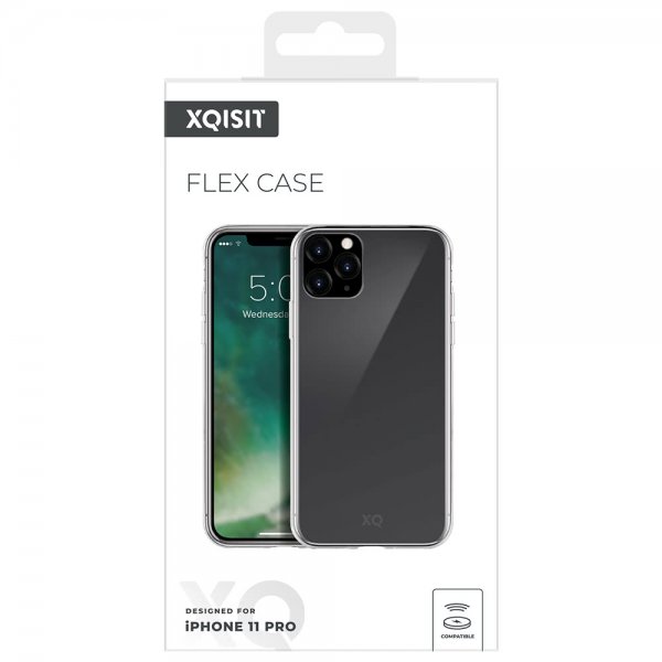 Xqisit iPhone 11 Pro Skal Flex Case Transparent