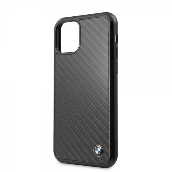 BMW iPhone 11 Pro Skal Kolfibertextur Svart