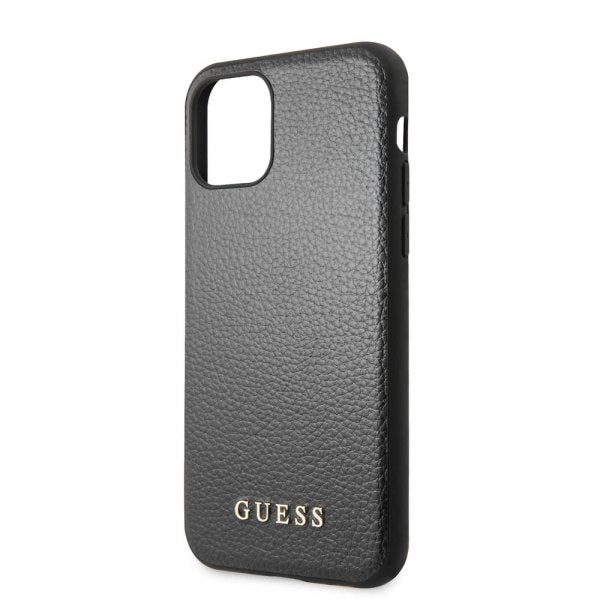 Guess iPhone 11 Pro Skal Lädertextur Svart