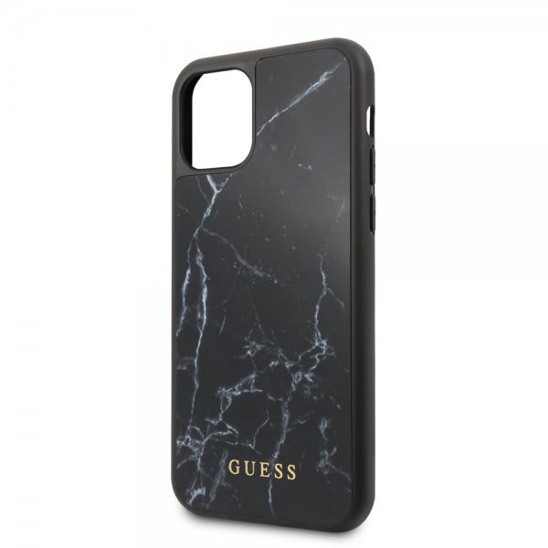 Guess iPhone 11 Pro Skal Marble Cover Svart
