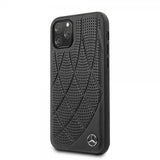 Mercedes Benz iPhone 11 Pro Skal Perforerad Svart