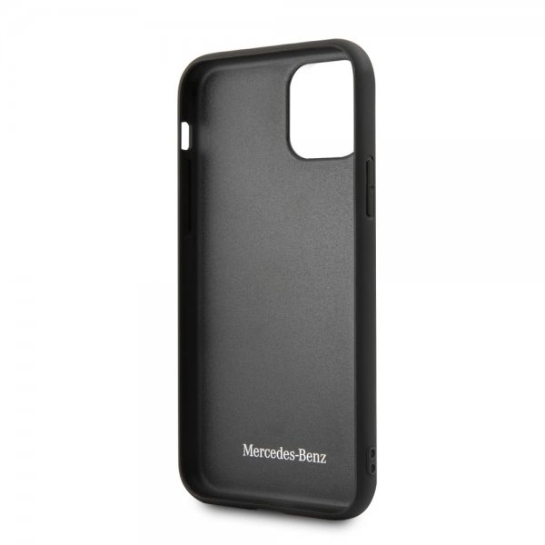 Mercedes Benz iPhone 11 Pro Skal Perforerad Svart