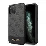 Guess iPhone 11 Pro Skal Stripe Cover Grå