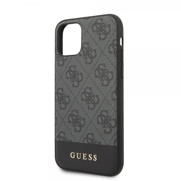 Guess iPhone 11 Pro Skal Stripe Cover Grå