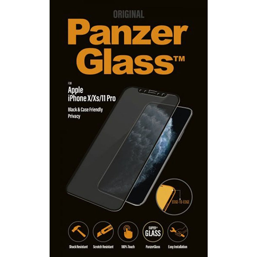 PanzerGlass iPhone X/Xs/11 Pro Skärmskydd CaseFriendly Privacy