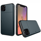 iPhone 11 Skal Card Slide Blå