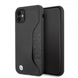 BMW iPhone 11 Skal Card Slot Svart