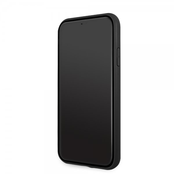 BMW iPhone 11 Skal Debossed Stripes Svart