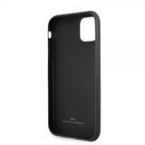 BMW iPhone 11 Skal Debossed Stripes Svart