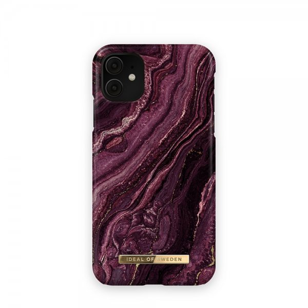 Ideal of Sweden iPhone 11 Skal Fashion Case Golden Plum