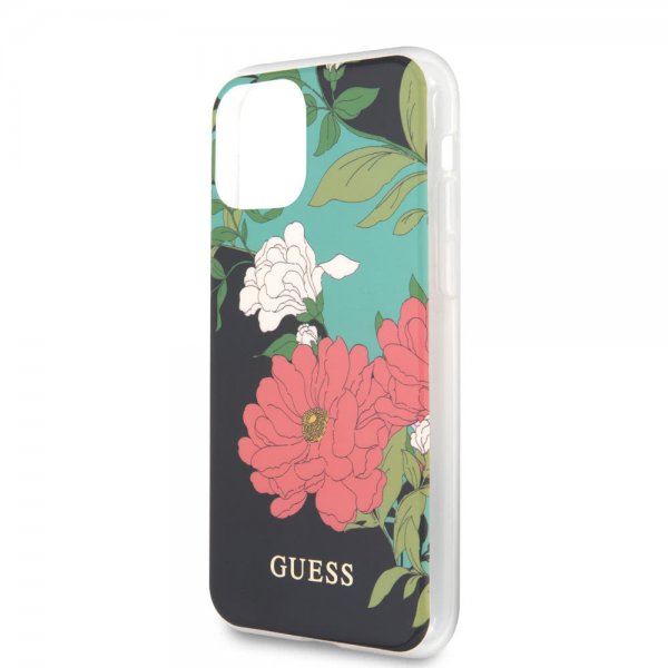 Guess iPhone 11 Skal Flower Edition N.1 Svart